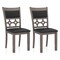 Costway Upholstered Dining Chair Set of 2/4 Armless Chair with Padded Backrest & Seat